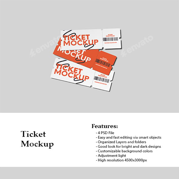 Ticket Mockup