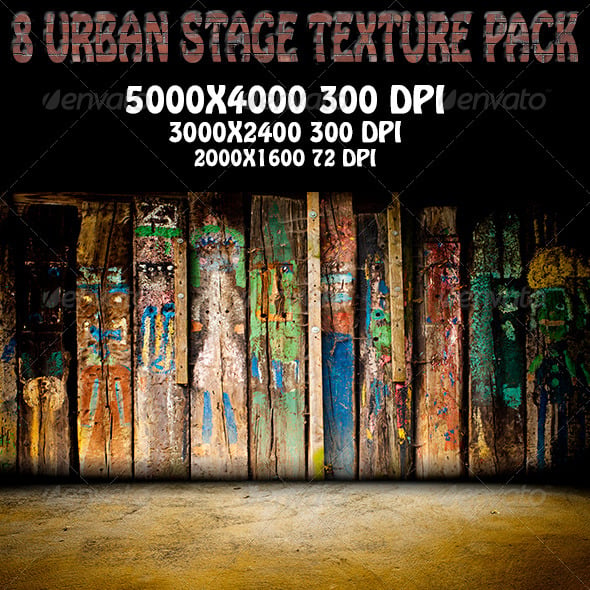8 Urban Stage Texture pack