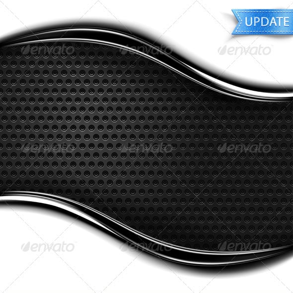 Metal background perforated texture