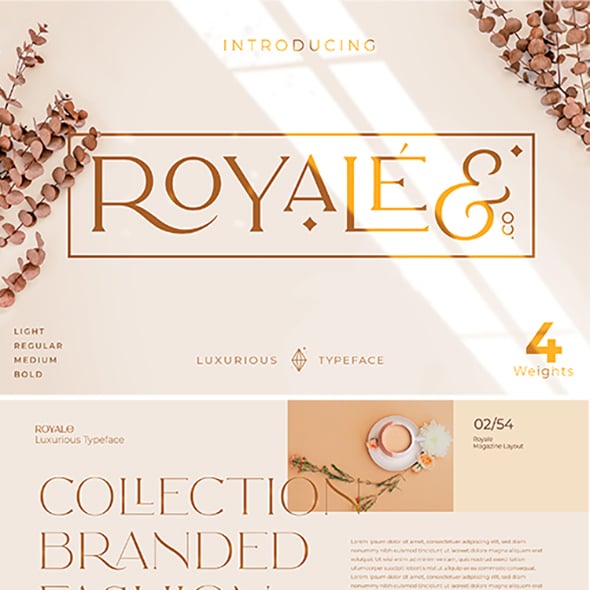 Royale Luxurious Typeface
