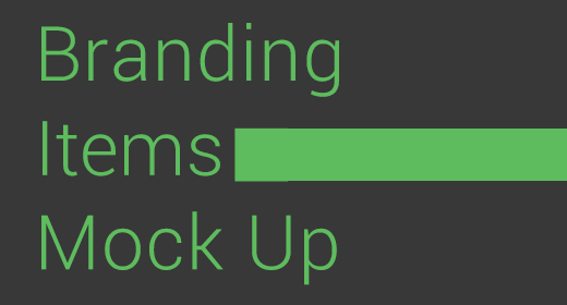Branding Items Mock Up