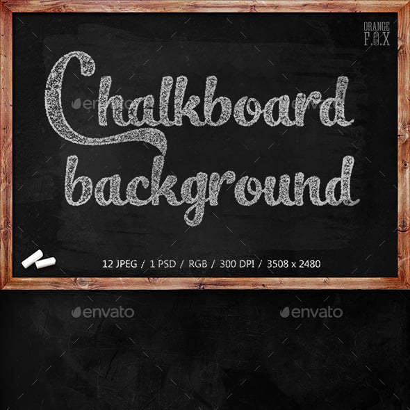 12 Chalkboard Backgrounds
