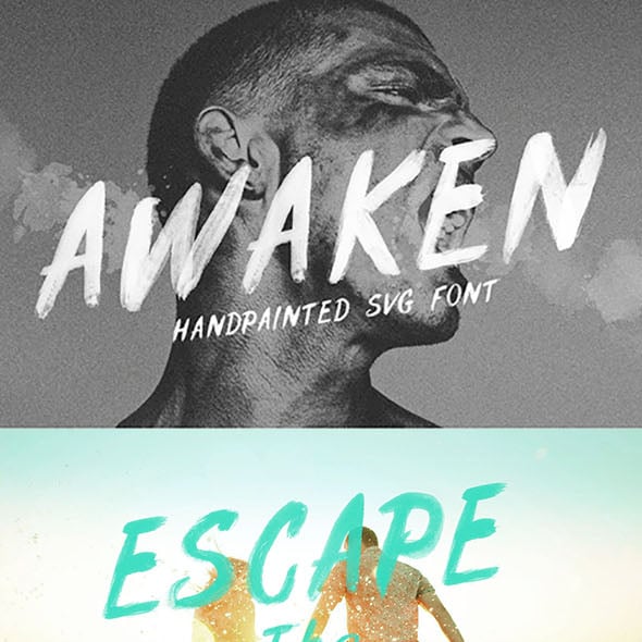 Awaken SVG Font