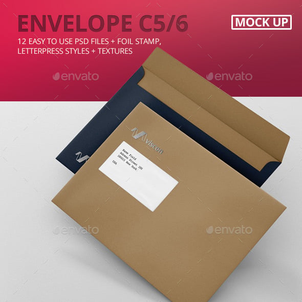 Envelope C5 Mock-Up