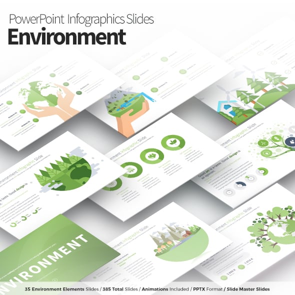 Environment - PowerPoint Infographics Slides