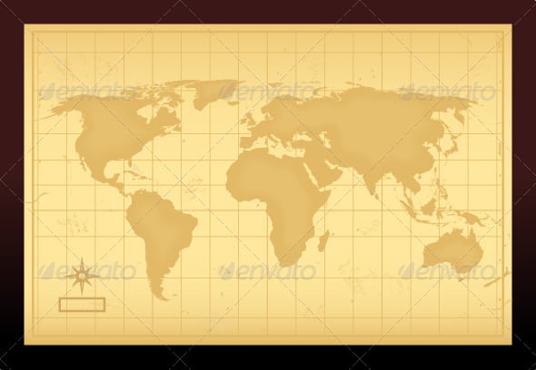 Vintage World Map