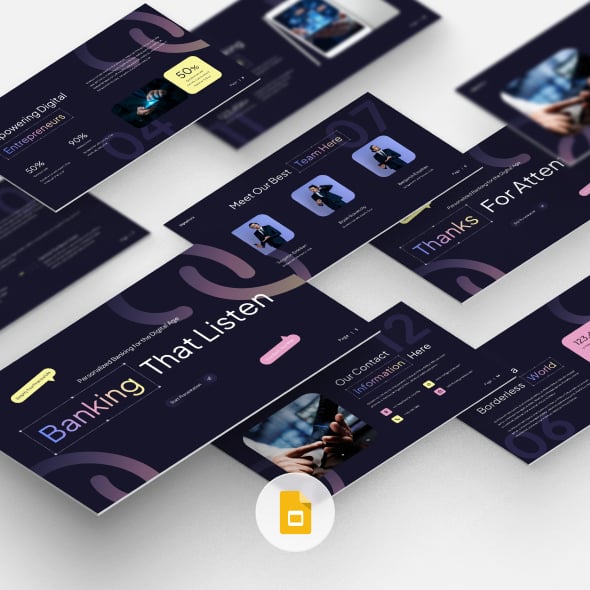 Digital Bank Google Slides Presentation