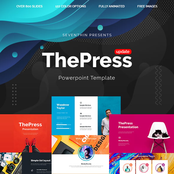 ThePress - Animated Powerpoint Template