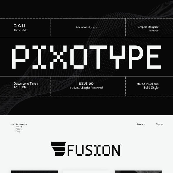 Pixotype - Stylish Pixel Font