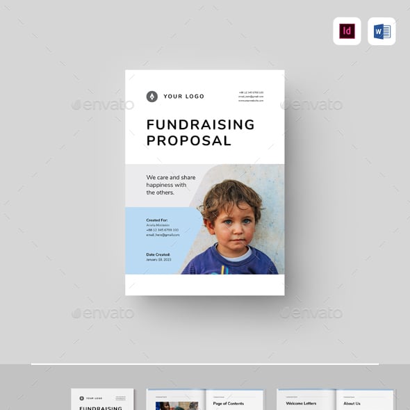 Fundraising Proposal | MS Word & Indesign