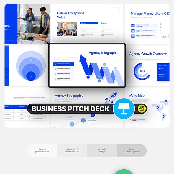 Business Pitch Deck Keynote Presentation Template