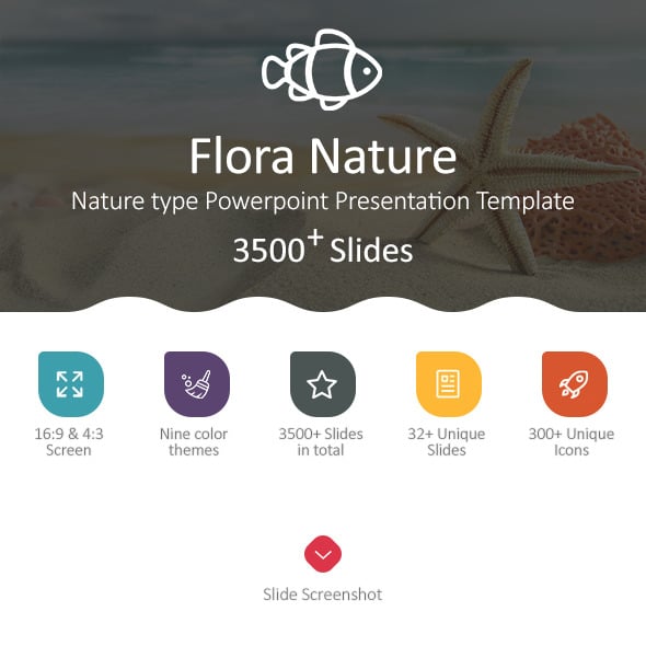 Flora Nature Powerpoint Presentation Template