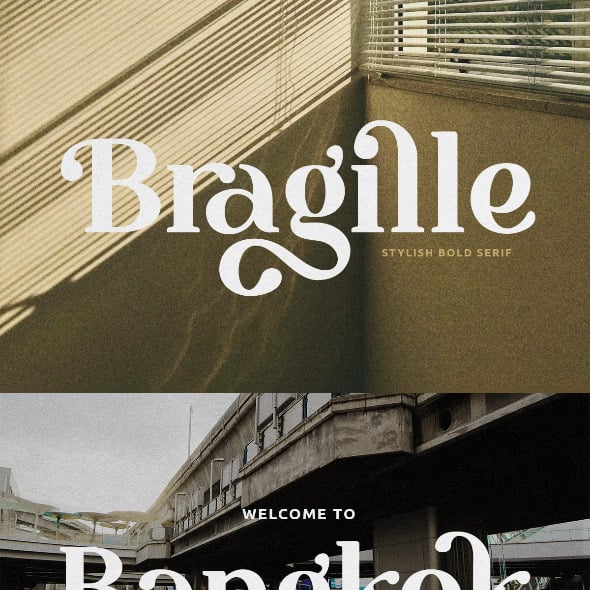 Bragille - Stylish Bold Serif