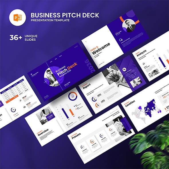 Business Pitch Deck PowerPoint Presentation Template