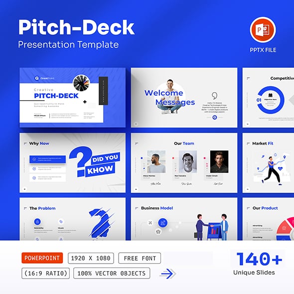 Pitch-Deck PowerPoint Presentation Template