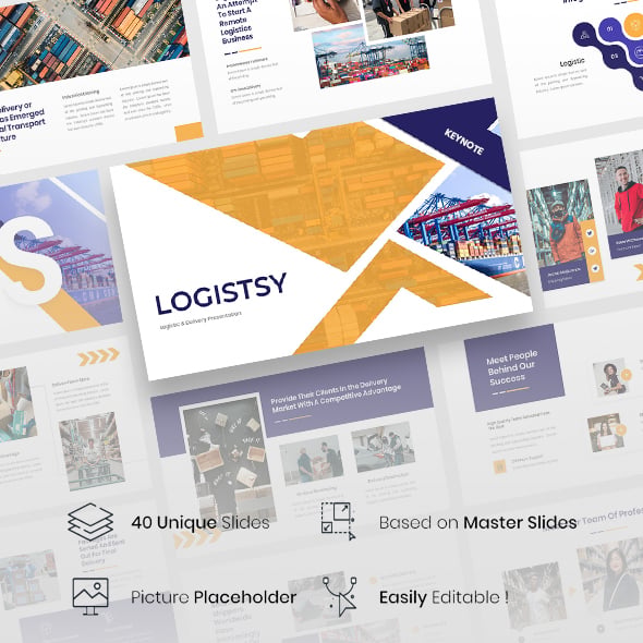 Logistsy - Logistic & Delivery Keynote Template