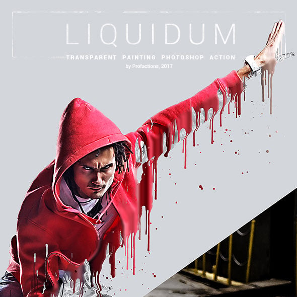 Transparent Painting - Liquidum - Photoshop Action