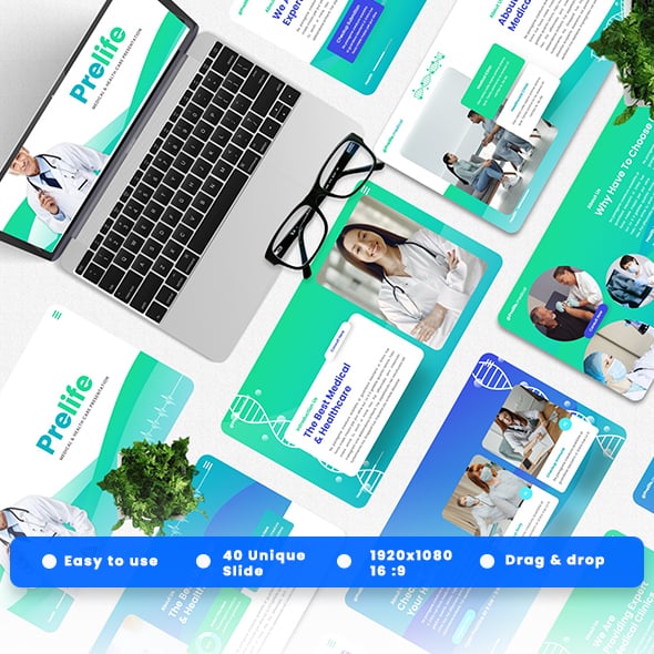 Prelife - Medical & Healthcare Googleslide Template