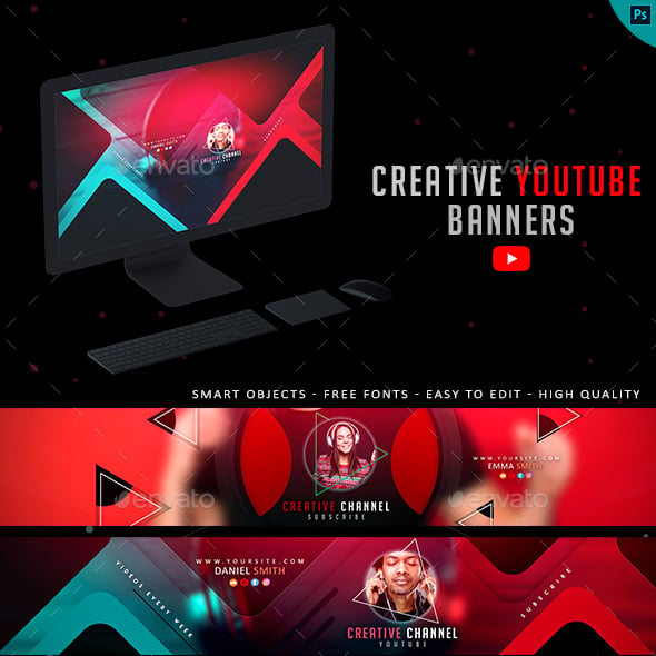 Creative YouTube Banner