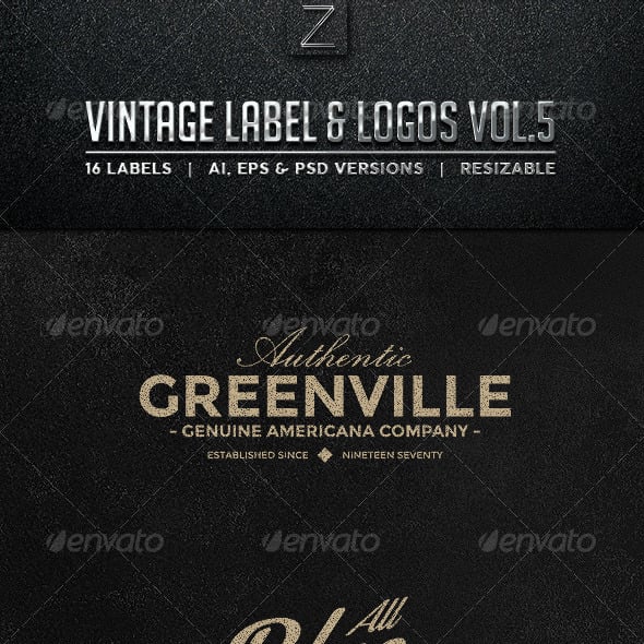 Vintage Labels & Logos Vol.5