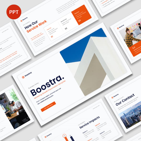 Boostra - Marketing Growth Presentation Template