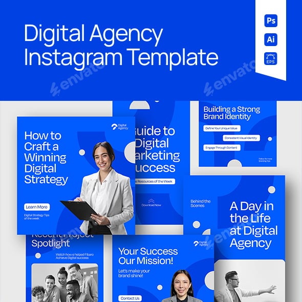 Digital Agency Instagram Template
