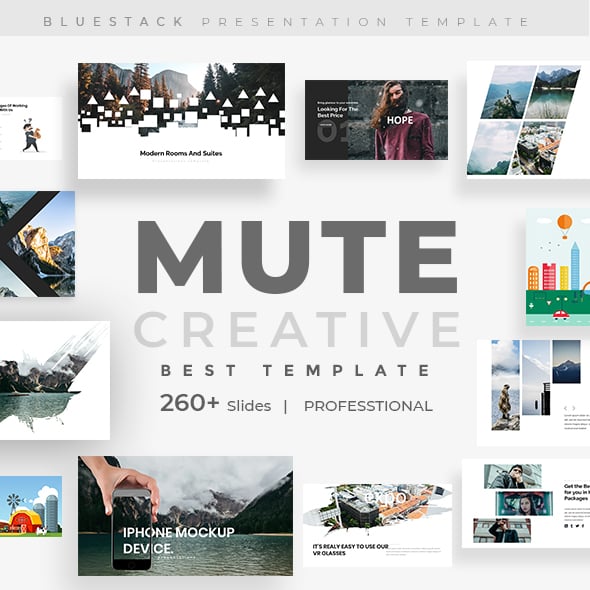 Mute Minimal Powerpoint Template