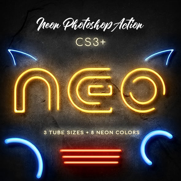Neon Photoshop Action