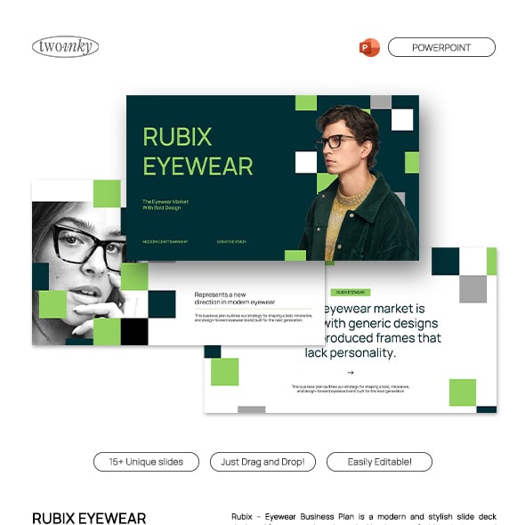 Rubix – Business Plan Powerpoint Template