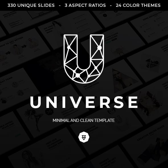 Universe Minimal and Clean Keynote Template