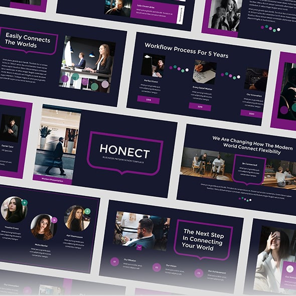 Honect – Business Multipurpose Keynote Template