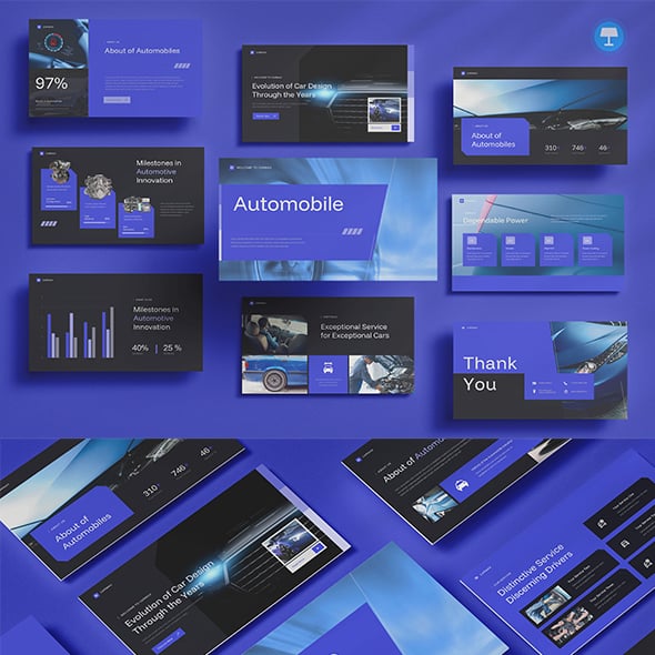 Carmax - Automobile Keynote Presentation Template