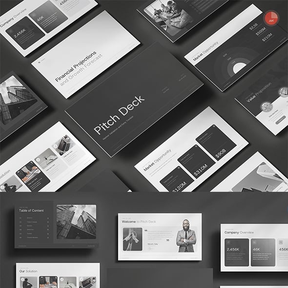 Pitch Deck PowerPoint Presentation Template