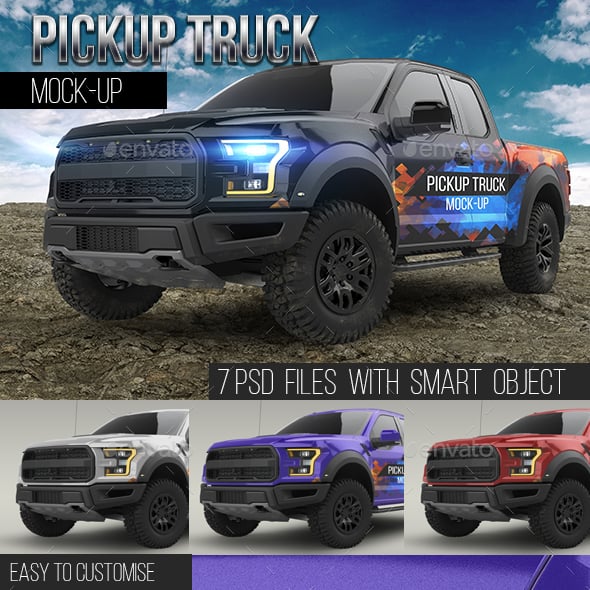 Pickup Truck Mock-Up