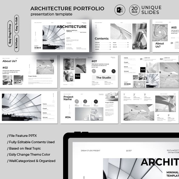 Architecture Portfolio Presentation Template
