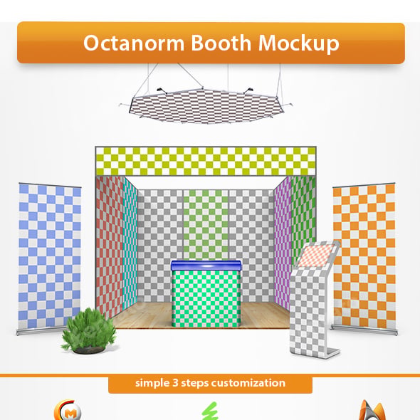 Octanorm Booth Mockup