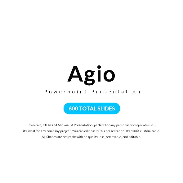 Agio Powerpoint Presentation
