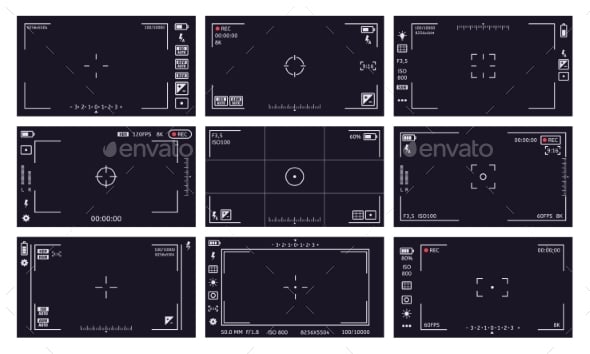 Camcorder Viewfinder Interface Camera Viewfinder