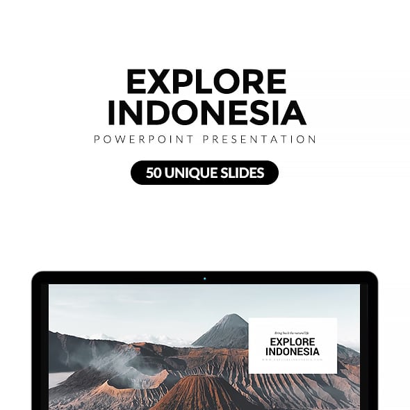Explore Indonesia Powerpoint Template