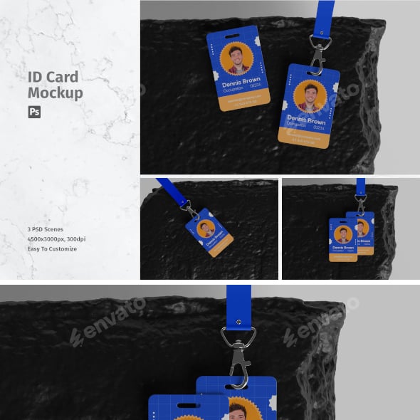 ID Card Mockup