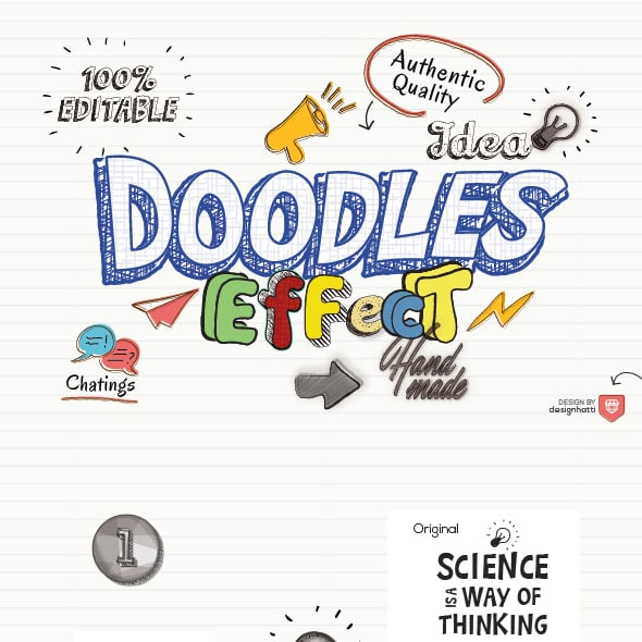 Doodles Text Effect