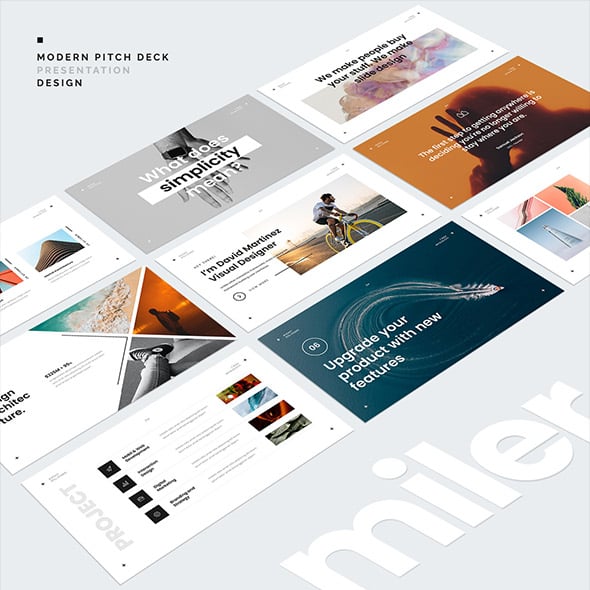 Miler Keynote Template Design