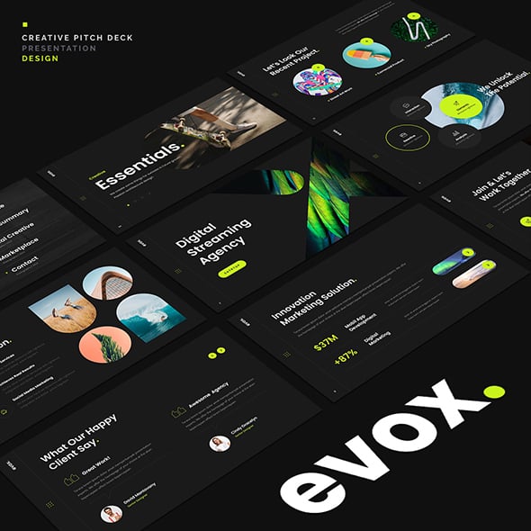 Evox Powerpoint Template Design