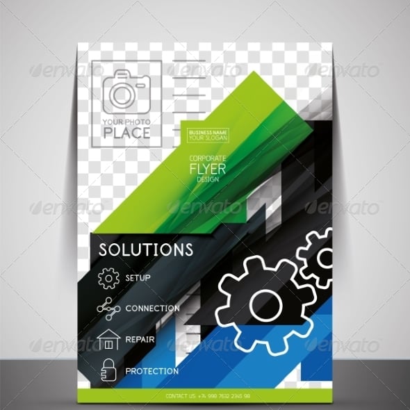 CMYK Business Corporate Flyer Template