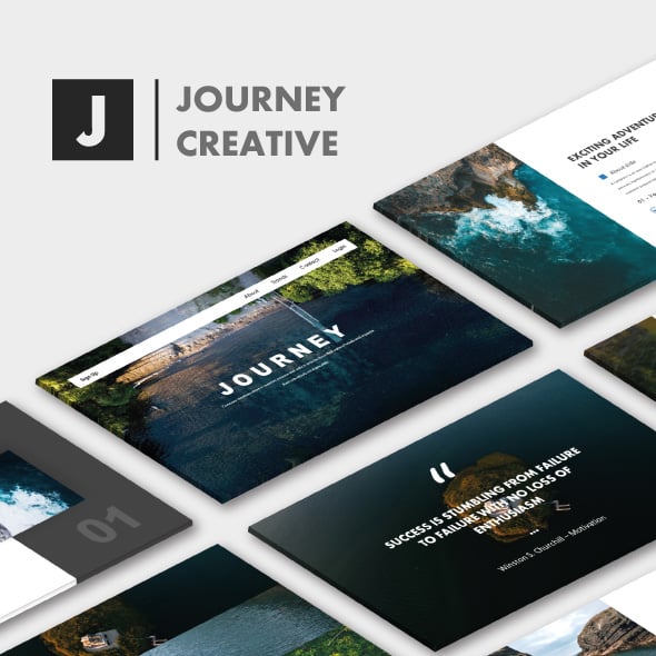 Journey Creative PowerPoint Templates
