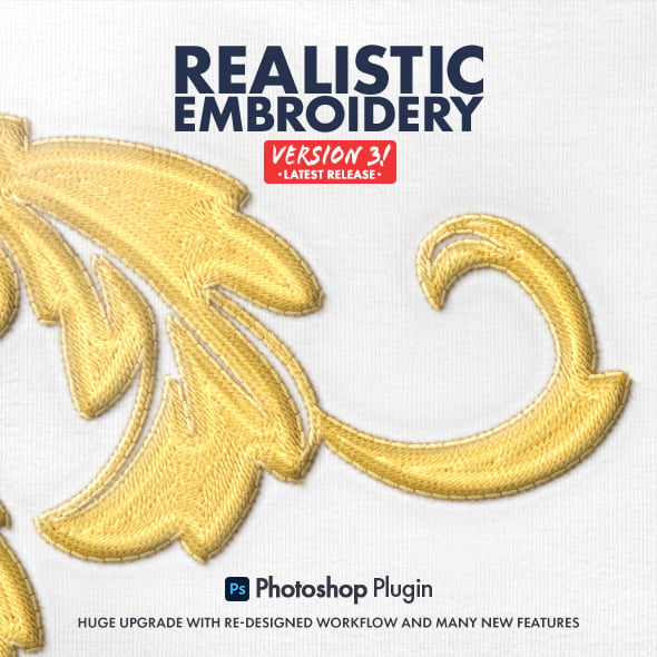 Realistic Embroidery - Photoshop Plugin