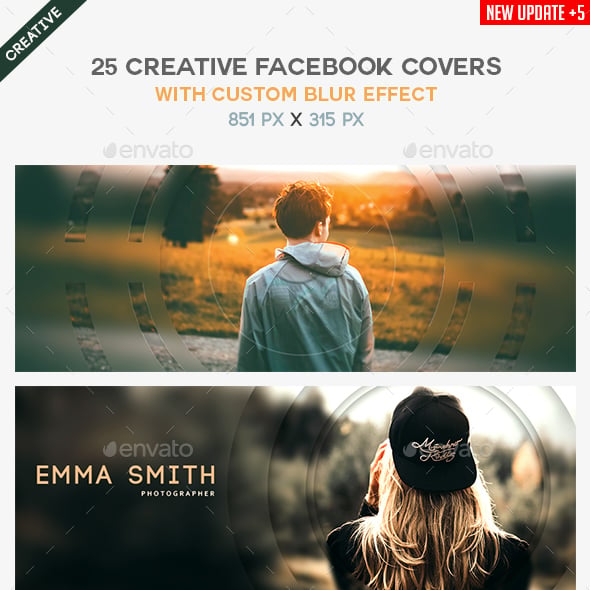 25 Creative Blurry Facebook Covers