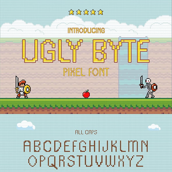 Ugly Byte - Pixel Font