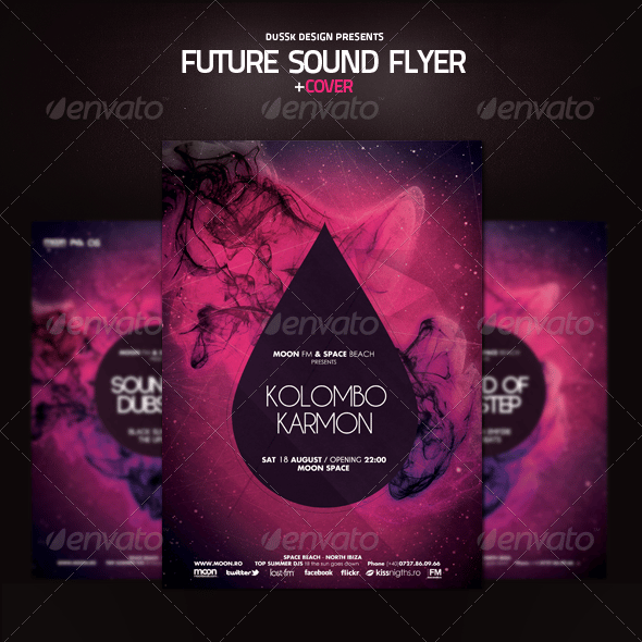 Future Sound Flyer and Cover